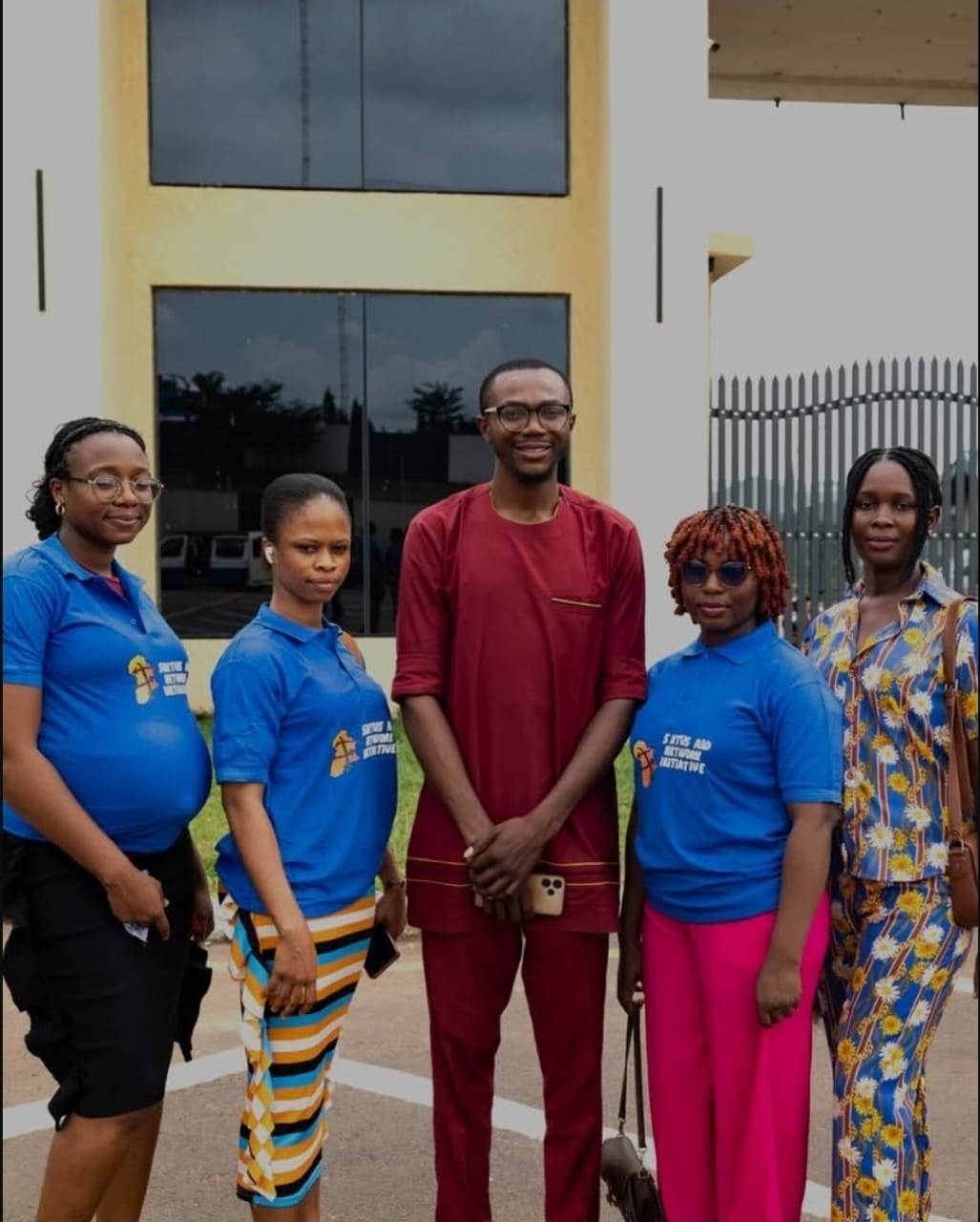 Team portrait during a hospital outreach visit